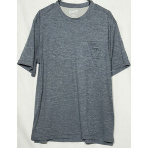 Duluth Trading Co Medium Tee Short Sleeves Gray Relaxed‎ Fit Pocket Light